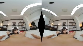 Nipponese lewd teen horny VR porn