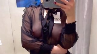 Transparent Blouse Try On Haul See Through Black Blouse