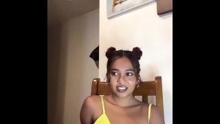 Petite Indian miaz reacts to hentai succubus connect