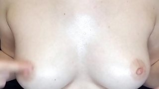 THE GUY ASKED TO MAKE A VIDEO WITH MASSAGE OF TITS AND NIPPLES // Female solo