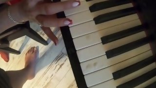 Adventures of MilfyCalla ep 96 First piano lesson