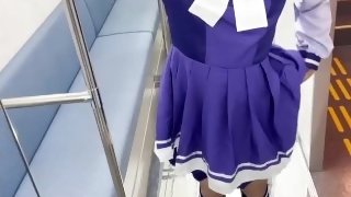 アニメのコスプレをしておちんちんを露出