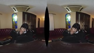 Jap randy wench VR hardcore sex clip