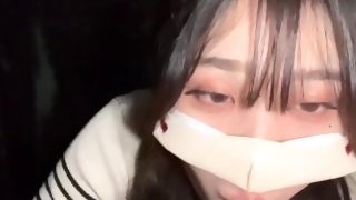 Japanese blow job in the car