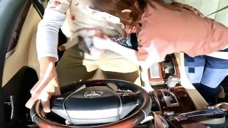 旦那には絶対にしない変態プレイ【カーセックス】