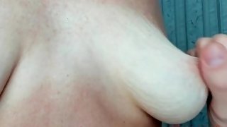 Stepmom breastfeeding her stallion nipple play