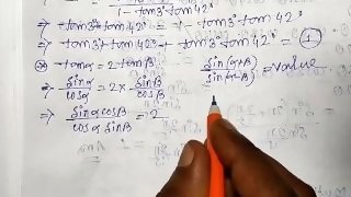 Find the value Ratios of multiple angles Math part 14