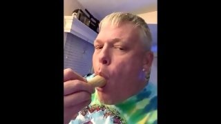 eating ice cream tease 1