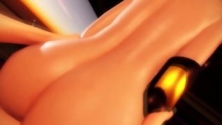 RWBY - Yang Reverse Straddle Riding [4K UNCENSORED HENTAI]