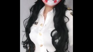 Tiktok Challenge Masked Girl