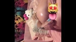 😋😋 Teen Plays With Her Pussy 😻  And Her Parents Could Walk In At Anytime 😯