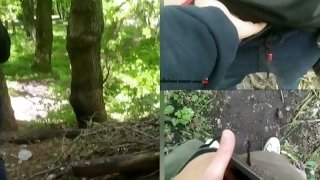 🏳‍🌈MASTURBATE IN THE FOREST TO MY BABY 😜 FUCK WHEN WE GO HOME 💦
