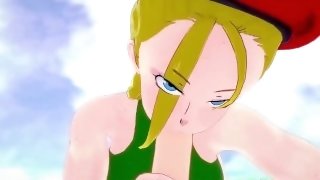 Cammy fucking  Street Fighter  Hentai Uncensored POV