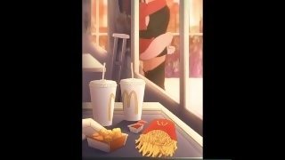 MC DONALDS HENTAI STORY ANIMATION BLOWJOB ON PUBLIC 60FPS