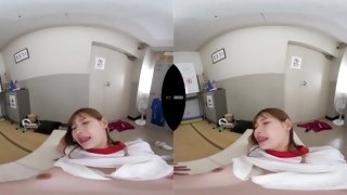 Japanese gorgeous teen VR heart-stopping porn