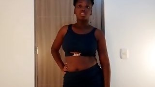 Dirty Talking Naughty Hot Black Girl in Sexy Striptease outfit Bad Bitch Body Teasing - Mastermeat1