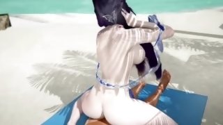 Crazy Mongo Playing The Sex Video Game Play Part 01 Beach Fuck