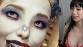 Harley Quinn Sucks and Fucks… and I watched! with Elixir Elf