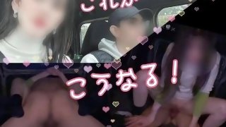 【完全素人】ドラレコが捉えたリアル素人カップルのいちゃラブカーセックス💗