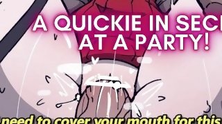 A Quickie in Secret At a Party! Audio Porn