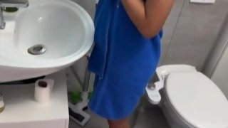 Stranger Girl Want to use my Bathroom and Clean herself