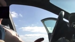 jerking off in my car, got almost caught!