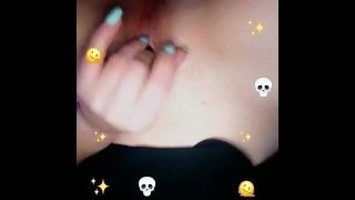 Smoking Redhead Masturbation