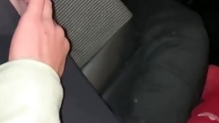 Driving car with step sister and fucking her hard🍑🍆