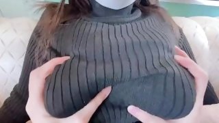 【見るASMR】可愛いブラと危険な爆乳のギャップを味わう。