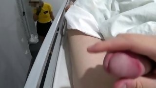 Public Dick Flash 4. Hotel Maid Watching Me Jack Off and tickles me until i cum