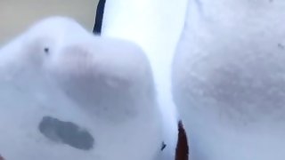 Sock and pussy tease full video