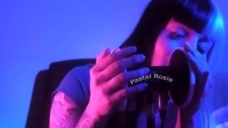 SFW ASMR - Pastel Rosie Edging Your Tingles with Ear Massage - Egirl 3dio Rubbing Teasing Whispering