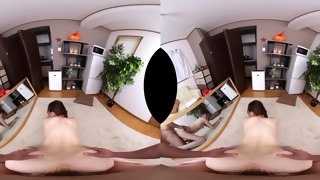 Asian gorgeous teen incredible VR porn