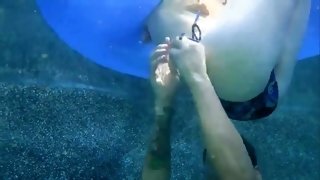 Young Wet Redhead Babe Gets Banged Underwater - fetish outdoor hardcore