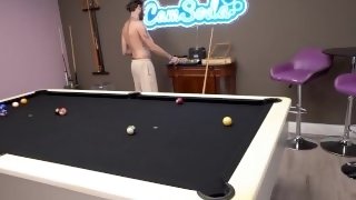 Petite Busty Asian Fucked Hard On Pool Table