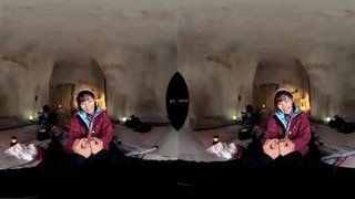 Japanese gorgeous teen VR incredible porn