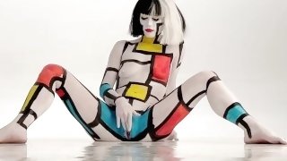 Body paint photo shoot and I end up fucking the photographer