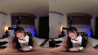 Asian kinky babe VR porn