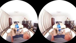 Asian naughty hussy VR memorable porn