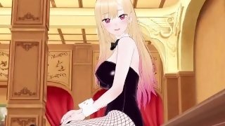 Marin Kitagawa and I have intense sex in the casino. - My Dress-Up Darling Hentai 5