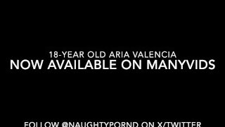 18 year old Aria Valencia Fucks an Older Guy