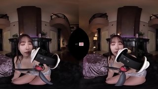 Japanese gorgeous kinky harlot VR video