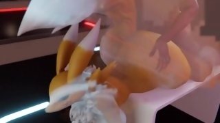 Furry stepmother Renamon anal- creampied