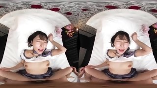 Nipponese horny teen VR sex