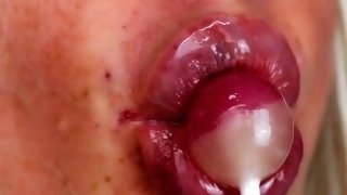 Big Fake Lips Milf - Close up Tease Full Video