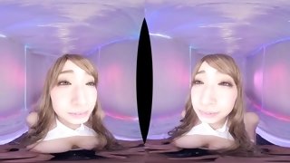 Asian horny nymph crazy VR clip