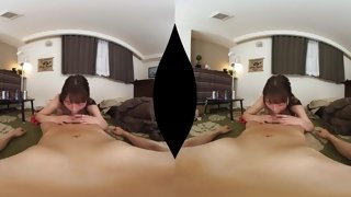 Japanese gorgeous teen crazy VR video