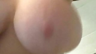 Big titties bouncing in face