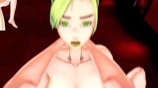 JoJo - Futa Jolyne  Male taker POV [Hentai Animation]