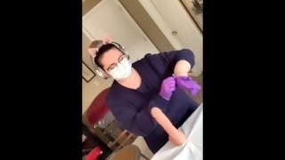 Seductive Big Tit Nurse Teases Your Cock